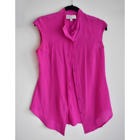 Shakuhachi 100% silk button up (purchased at UO) - Picture 1 of 5